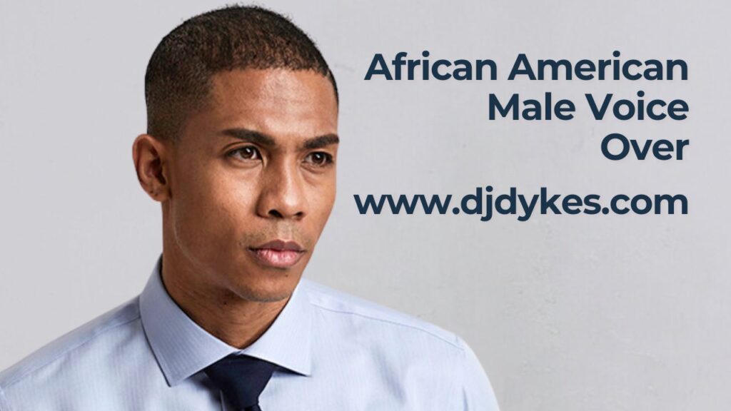 DJ Dykes African American American Male Voiceover Actor who is a disabled USAF veteran