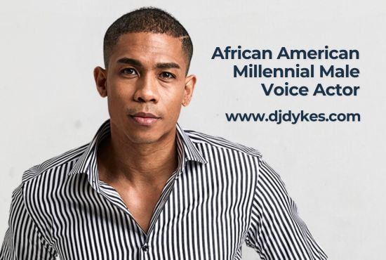 Youthful, fresh, & unique. DJ Dykes is an in-demand, Source Connect-ready, Black American voiceover actor trusted by Fortune 500 companies for commercials and corporate narrations.