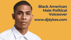 Black American Political Voiceover for 2024 political election ad campaigns.