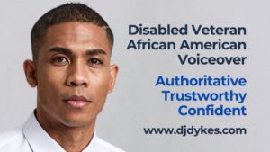 African American Political Voiceover and disabled military veteran for political ad campaigns.
