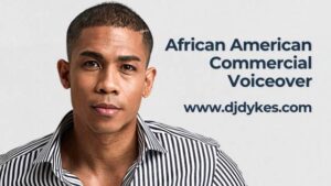 Black American Commercial Voiceover actor DJ Dykes