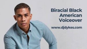 Biracial Black American Commercial Voiceover Actor DJ Dykes